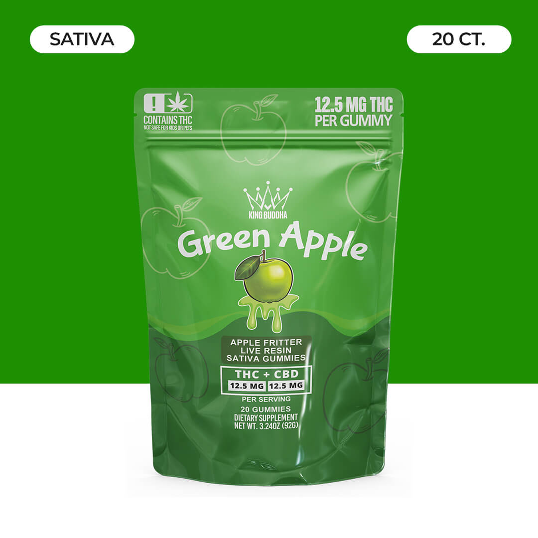 Green Apple　定価18,000円 Bibiy Delta-9 Live Resin Gummies Green Apple – King Buddha