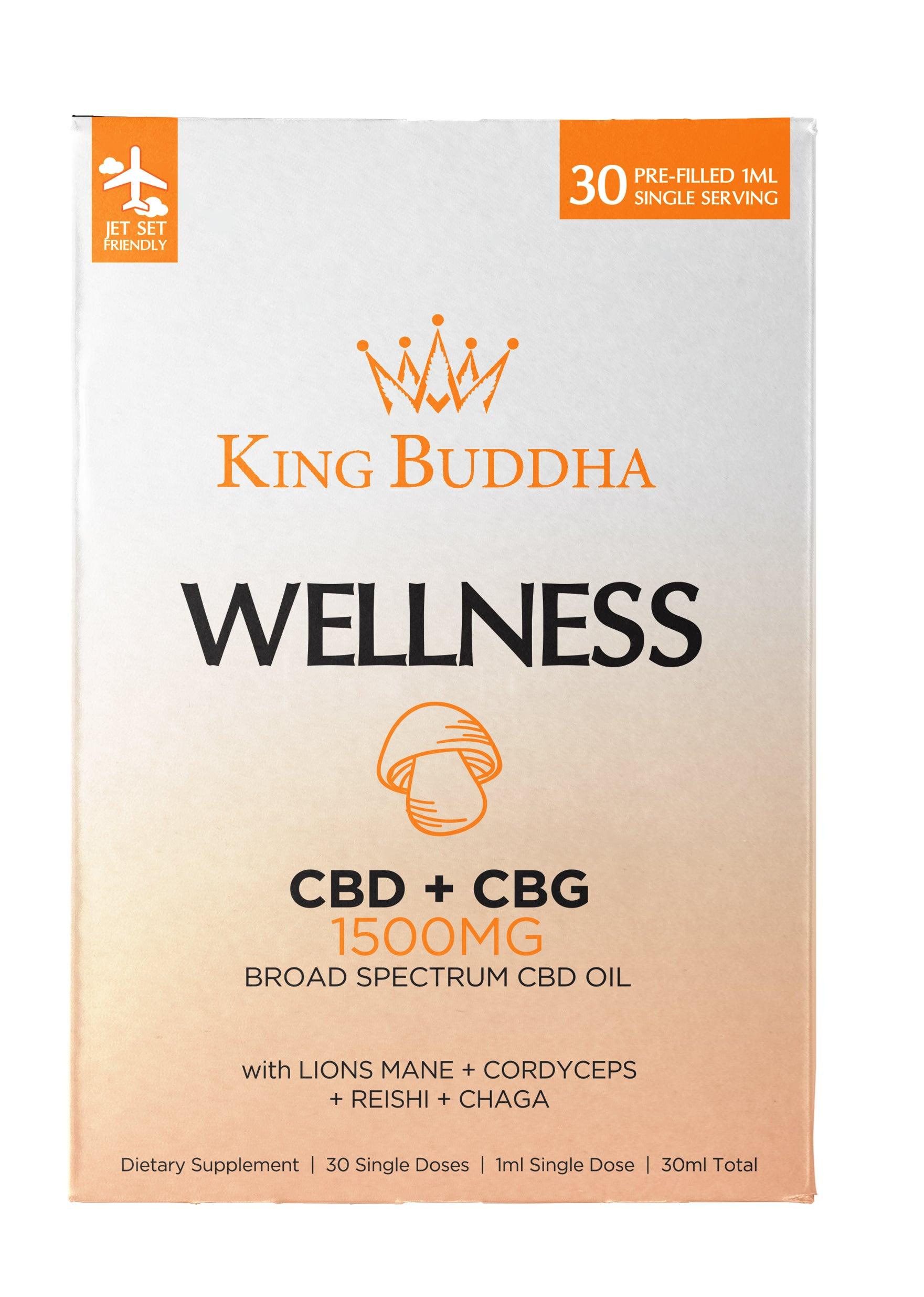 Broad Spectrum CBD Monodose Wellness – 50mg | 1500mg (30-Pack) - King Buddha