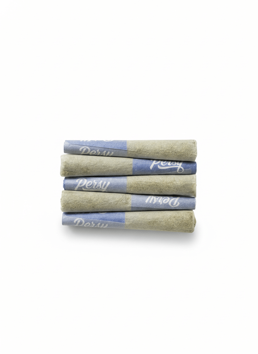 PERSY SNOWCONES SNOWCAPS POP ROCKS BLUE RAZZ PRE-ROLLS - 5 PACK