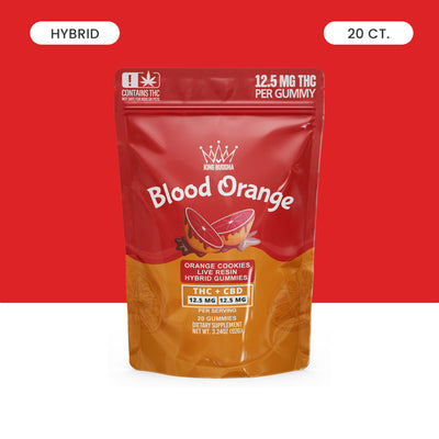 BLOOD ORANGE THC + CBD HYBRID GUMMIES