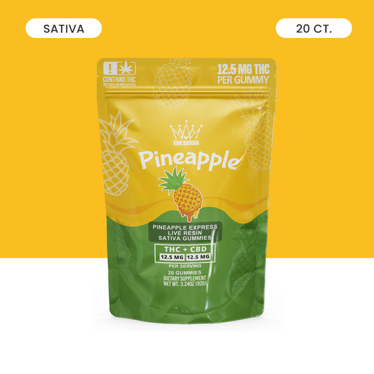 PINEAPPLE THC + CBD SATIVA GUMMIES