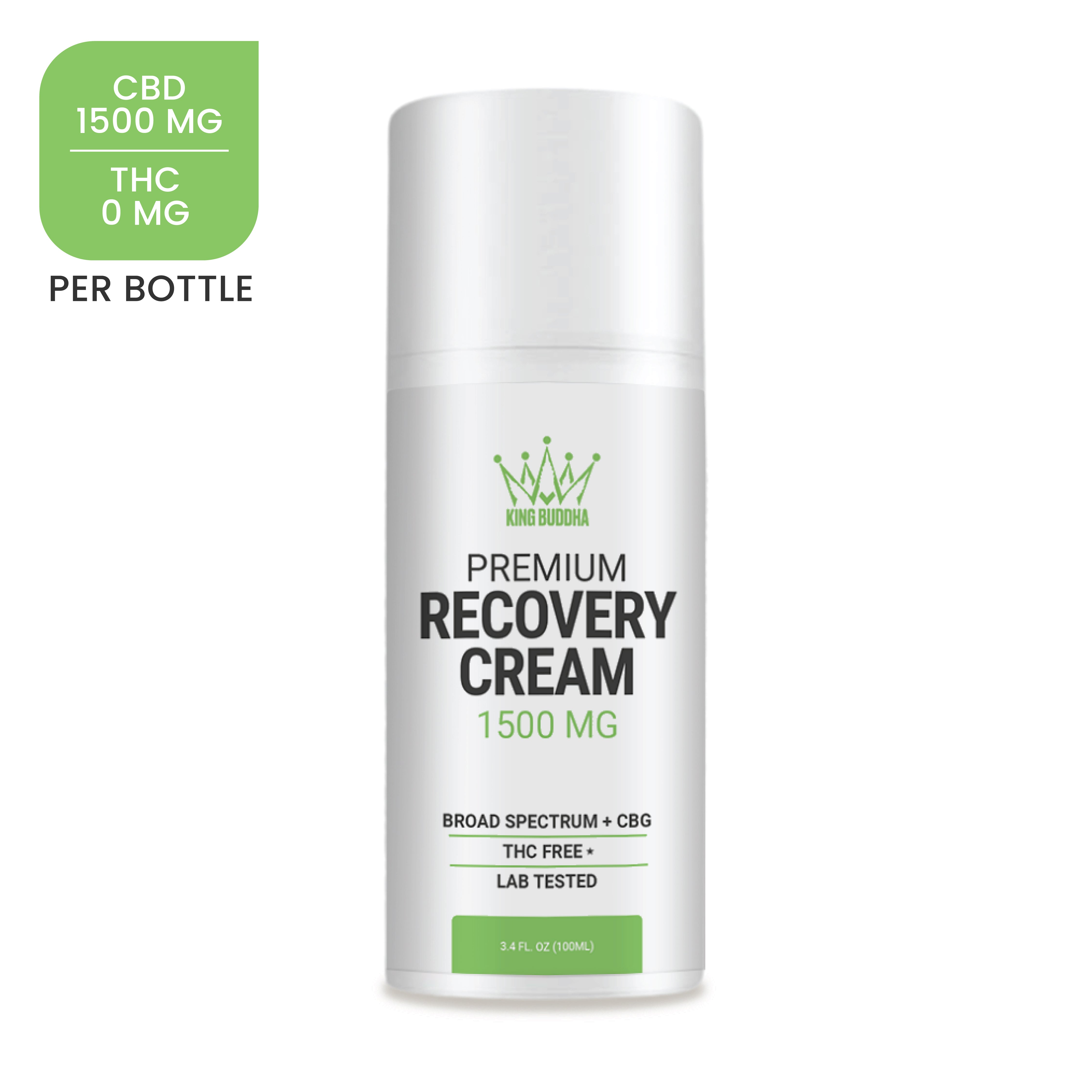 BROAD SPECTRUM CBD RECOVERY CREAM 1500MG