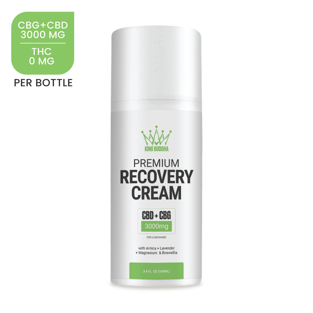 CBG + CBD Recovery Cream | Support Your Body | King Buddha
