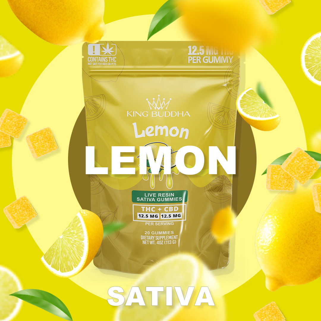 LEMON THC + CBD SATIVA GUMMIES