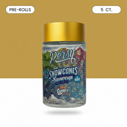 PERSY SNOWCONES SNOWCAPS FRUIT GUSHERS TROPICAL PRE-ROLLS - 5 PACK