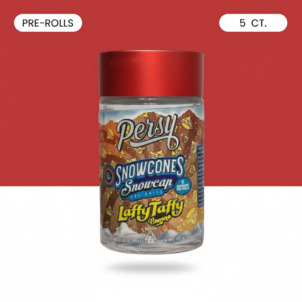 PERSY SNOWCONES SNOWCAPS LAFFY TAFFY PRE-ROLLS - 5 PACK