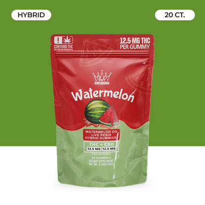 WATERMELON THC + CBD HYBRID GUMMIES