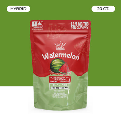 WATERMELON THC + CBD HYBRID GUMMIES