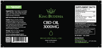 Thumbnail for BROAD SPECTRUM CBD TINCTURE OIL NATURAL – 3000MG – 30ML - King Buddha