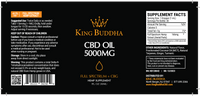 Thumbnail for FULL SPECTRUM CBD TINCTURE OIL NATURAL – 5000MG – 30ML - King Buddha