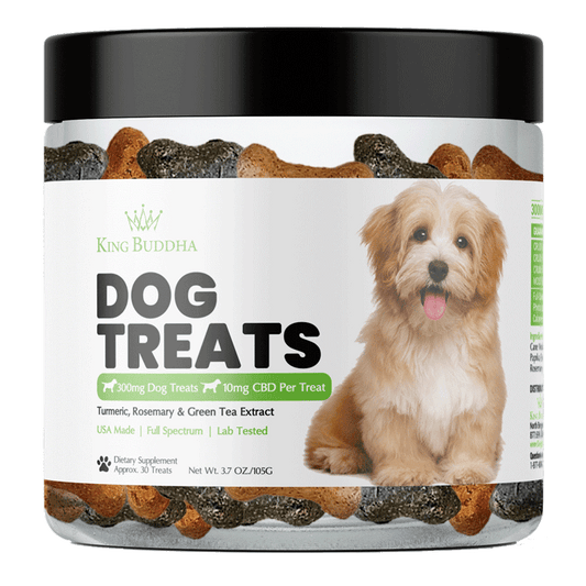 PET CBD CALMING DOG TREATS 10MG PER TREAT | 300MG - King Buddha
